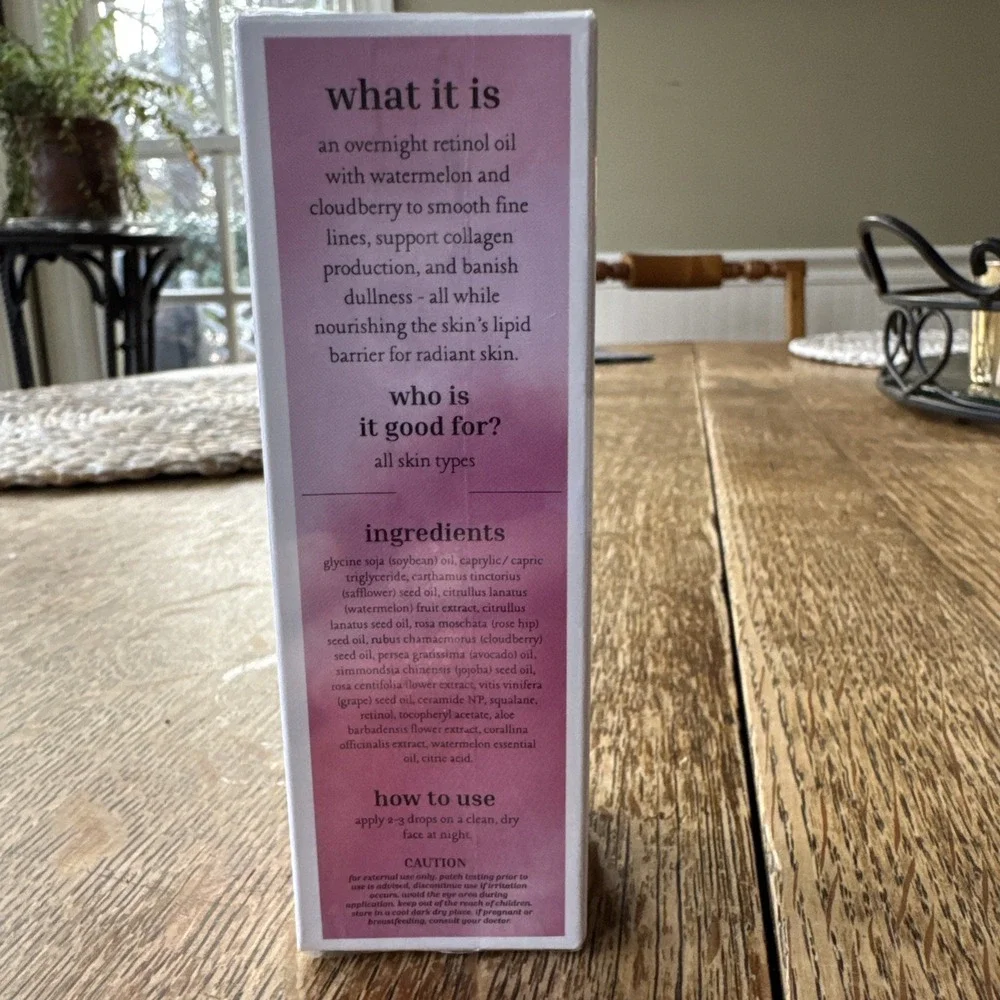 Dallas & James Watermelon Dream‎ Overnight Retinol Oil 1 Fl Oz